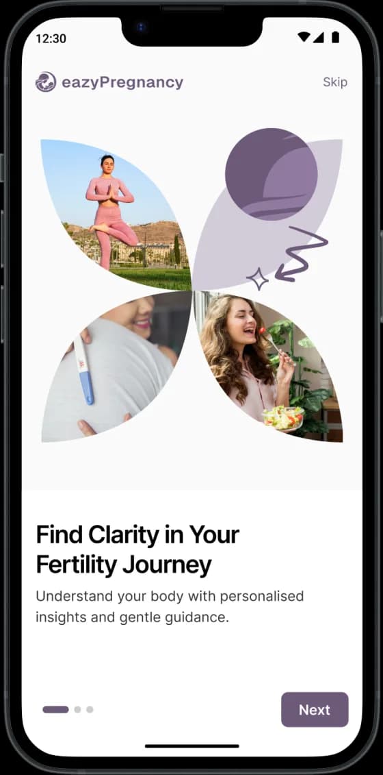 Onboarding · fertility screen