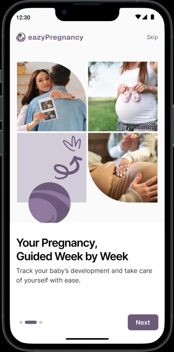 Onboarding · pregnancy screen